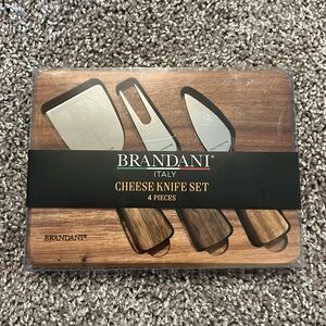 Brand new Brandani cheese knife set